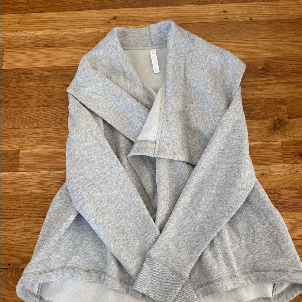 Zella Heather Gray Wrap Cardigan